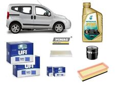 Kit Filtri Tagliando Fiat Qubo 1.4 Natural Power 57 Kw + 5 Olio Petronas 5w40