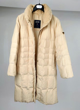 Giubbotto lungo Piumino lungo donna panna by Post-card vera piuma luxury -617