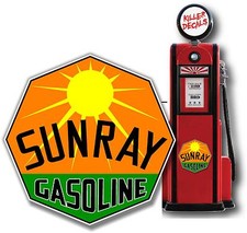 (DX-4) 24" SUNRAY GASOLINE OIL