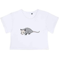 'Cute Opossum' Crop Top da
