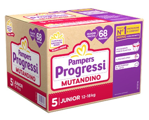 Mutandino junior pampers - tg.5,