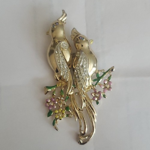 Spilla uccellino coro duette - spilla,