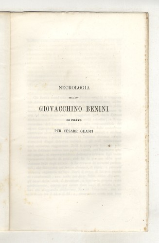 Avv giovacchini benini di - avv.,