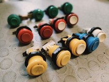 Pulsanti Arcade Vari Colori (13 Pezzi)