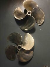 COPPIA ELICHE BRONZO MIKADO  4 PALE DX E SX MIKADO 17X21  ASSE 2"  CONICO