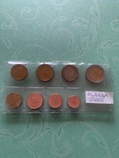 OLANDA 2001 serie completa Set 8 valori 1 2 5 10 20 50 cent 1 2 euro in FDC