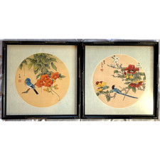 2 dipinti vintage cinesi