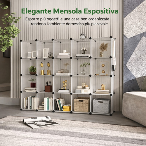 Libreria modulare trasparente - modulare,