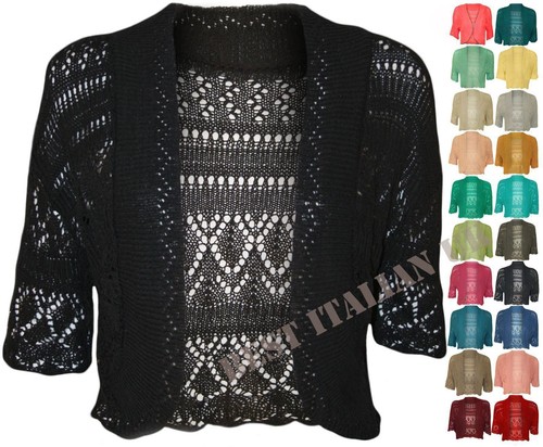 Cardigan donna nuovo lavorato