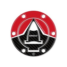 ADESIVO in resina 3D TAPPO SERBATOIO compatibile per MOTO DUCATI HYPERMOTARD 950