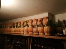 60 FIASCHI IMPAGLIATI ANNI 70