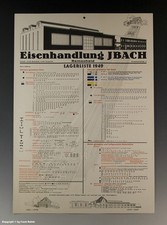 Plakat Eisenhandlung IBACH