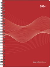 Agenda settimanale in PP rosso