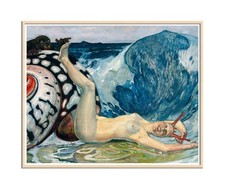 Quadro lumaca di mare donna