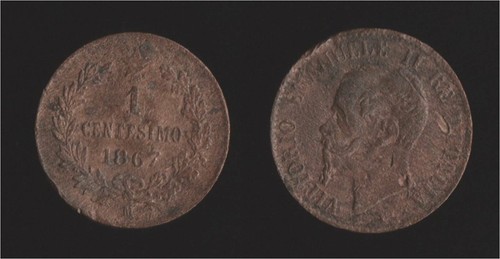 Centesimo 1867 milano - 1867, m