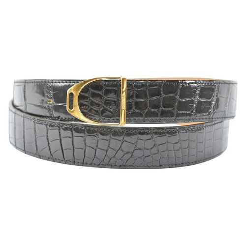 Hermes etrier crocodile - hermes,