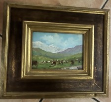 Quadro Buoi Al Pascolo Stile