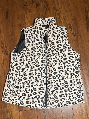 Gilet donna leopardato - , puffy