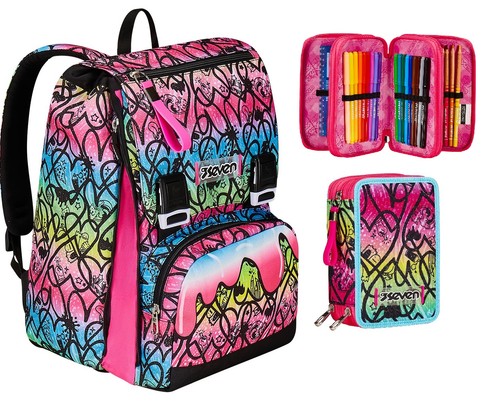 Seven zaino doppio - scomparto, +