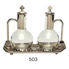 Pair of ampoules for mass with
