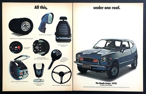 Honda coupè 1972 - 1972, "tutto