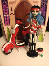 Monster High GHOULIA YELPS & SCOOTER 2 pack eccellente completa rara 2012 G1