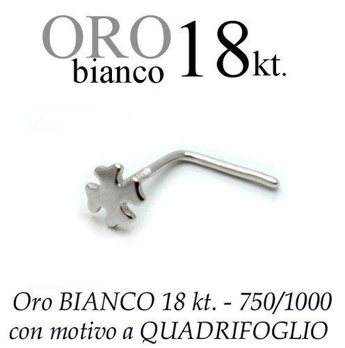Piercing naso nose - , bianco