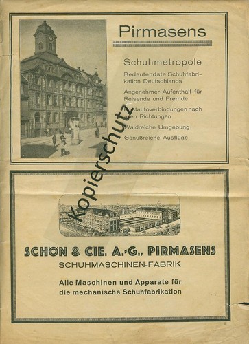 Vecchia pubblicità pirmasens - vecchia,