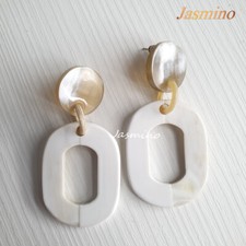 Orecchini in corno di bufalo