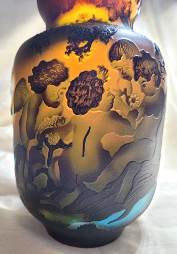 Vaso art nouveau cammeo - art,