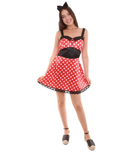 Costume adulto miss mouse - mouse,