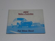 Fiat ritmo diesel libretto - ritmo,
