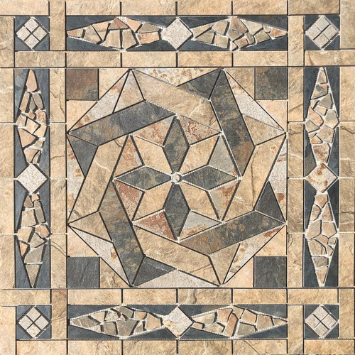 Mosaico medaglione piastrelle