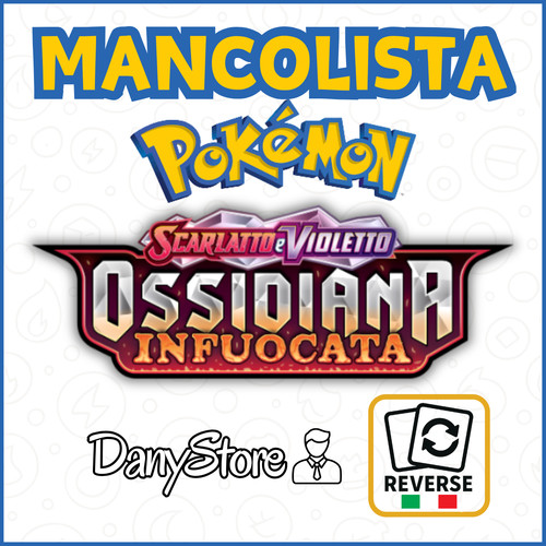 Mancolista ossidiana infuocata - mancolista,