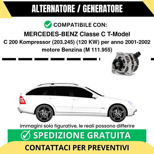 Alternatore mercedes benz - alternatore, mercedes-benz