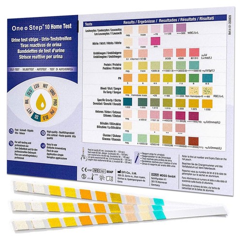 Strisce reattive urine 10 - 5,