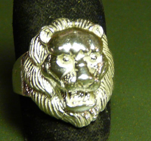 Anello testa leone - anello,