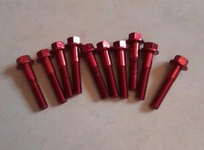 Valter Moto N.10 Viti In Ergal Passo 6 Colore Rosso 