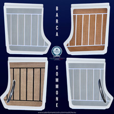 Coppia PLANCETTE DI POPPA universali in vetroresina per BARCA-GOMMONE