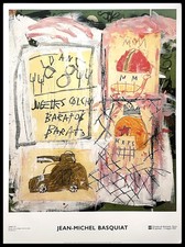 2002 * Manifesto, Poster Arte 'Jean-Michel Basquiat - Untitled 1981'