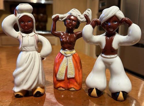 Trio statuine genio - , arabo