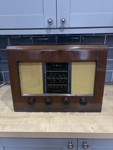 Vintage 1949 bush ac11 walnut - vintage,