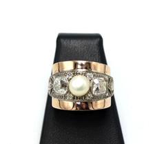 Anello antico oro massiccio - antico,
