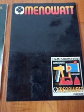 Depliant Pubblicitario catalogo elettrodomestici MENOWATT Vintage 80/90 phon