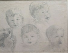 QUADRO ANTICO RITRATTI DI