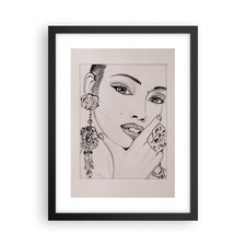 Poster 30x40cm Ritratto Matita