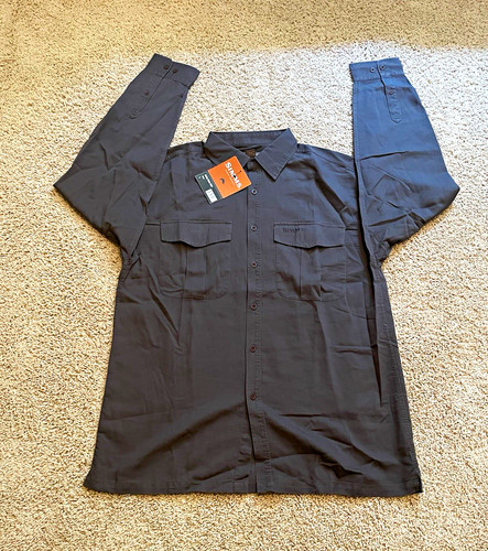 Simms dobby guide shirt mens - guide, l