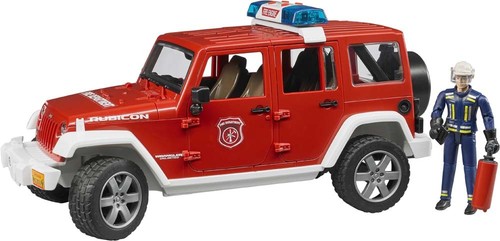 Bruder jeep wrangler pompier - jeep,