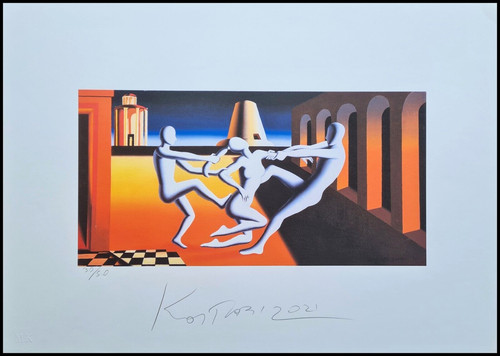 Mark kostabi untitled - kostabi, *