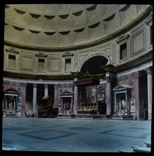 Colour magic lantern slide - colour,